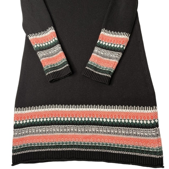ATHLETA Nordic Fair Isle Knit Sweater Dress Cashmere Blend Size S - Picture 5 of 16